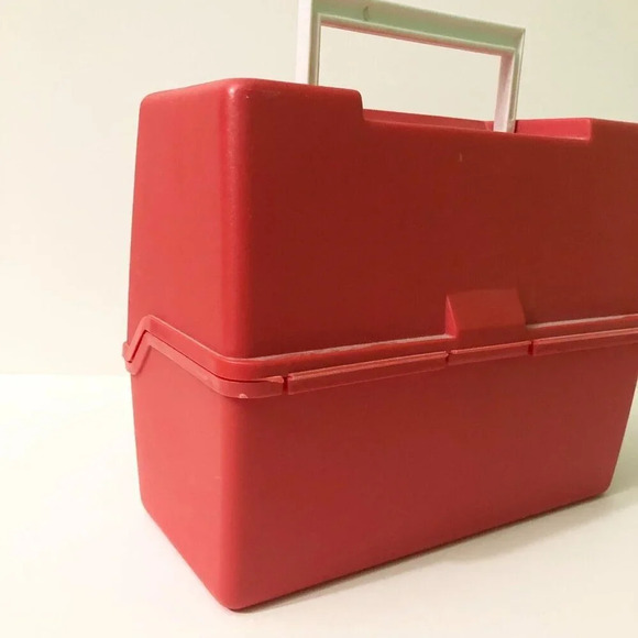 Vintage Thermos Brand Red Mickey Mouse Lunchbox  Only Minnie Donald Duck Pluto - Picture 15 of 16